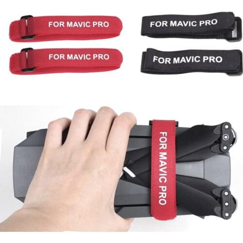 2pcs Pro Mavic Air Prop Fixed Hook Loop Cable Drone Propellers Blade Tape Straps Holder Ties for DJI Mavic Cord Propeller Tie