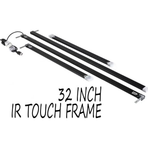 32 inch IR multi touch frame, USB 10 touch points overlay, assemble easily, quick deliver, free maintain