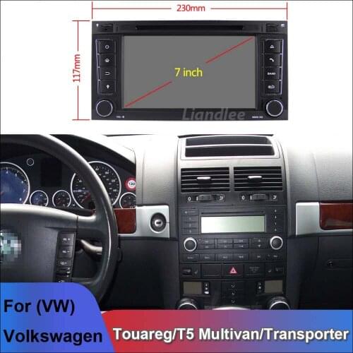 For Volkswagen Touareg/T5 Multivan/Transporter 2004~2008 Android Car Radio DSP Carplay Auto CD DVD Player GPS Map Navigation
