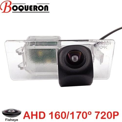 Fisheye 170 Degree 1280x720P HD AHD Car Vehicle Rear View Reverse Camera For Porsche Cayenne For Seat Arona Alhambra Ateca Leon