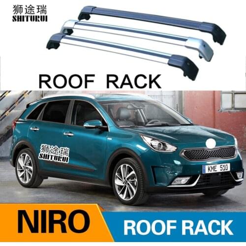 2Pcs Roof Bars for KIA Niro / Niro EV 2016 2017 2018 2019 2020 Aluminum Alloy Side Bars Cross Rails Roof Rack Luggage Carrier