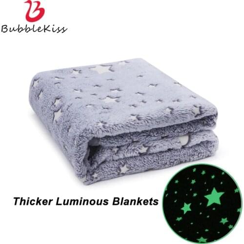 Bubble kiss Plush Blankets