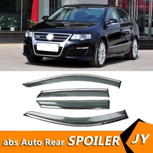 For Volkswagen Passat 2016 Window Visor Vent Shades Sun Rain Deflector Guard For MagotanN Auto Accessories 4PCS/SET