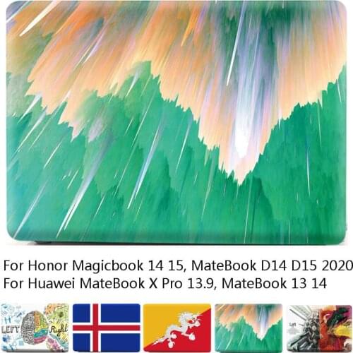 For Huawei MateBook X Pro 13.9 2019, Honor MagicBook 14 15, MateBook 13 14, MateBook D14 D15, 2020 New Crystal\Matte Laptop Case