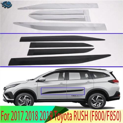 For 2017 2018 2019 Toyota RUSH (F800/F850) Car Accessories Side Door Body Molding Moulding Trim