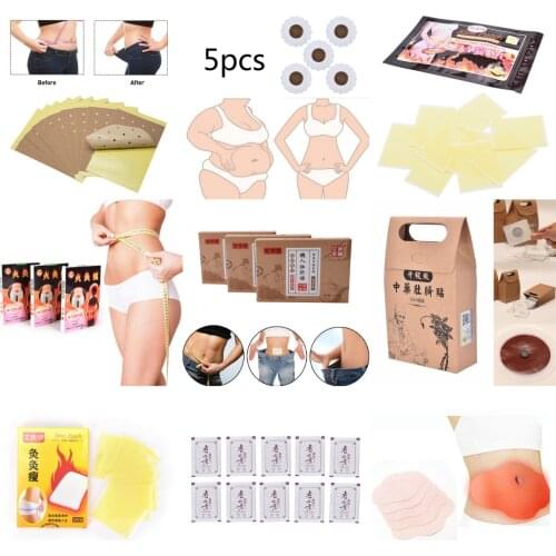 Hot! Slimming Patch 10PCS/5PCS Weight Loss Belly Slim Patch Abdomen Navel Fat Burning Slim Face Lift Slimming Products