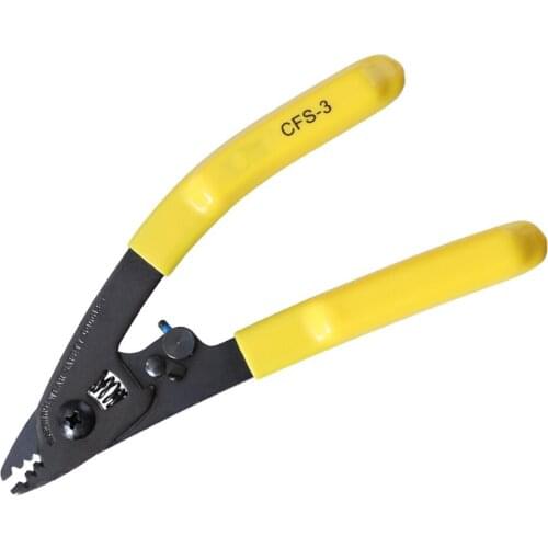 Fiber Cleaver Fibre Stripping Piler Cable Crimper Cold Splicing Tool Kits Green Yellow Multifunction Suitable For Twisted Pair