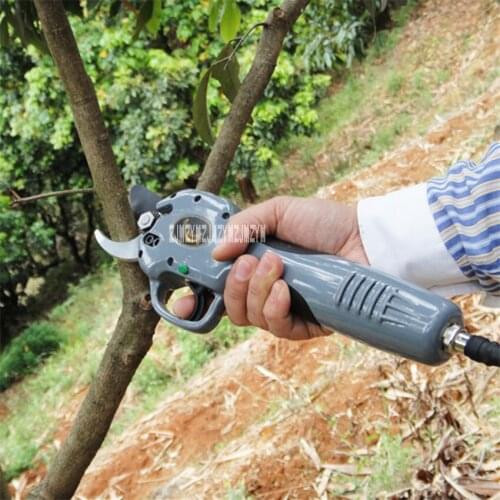 New Arrival 24V 7800mAh Rechargeable EC-66 Electric Pruning Shear Garden Tool Fruit Tree Pruning Shear 1-30MM Branches Scissors