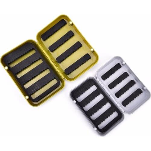 New Portabale Fly Fishing Lure Spinner Spoon Bait Foam Box Trout Flies Fishook Fish Hook Hard EVA Storage Case Container Bag
