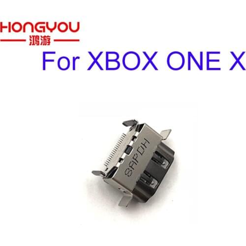 50pcs Original New for Xbox one X Connector HD Port Interface replacement for Xbox ONE X slim HDMI-compatible port Socket