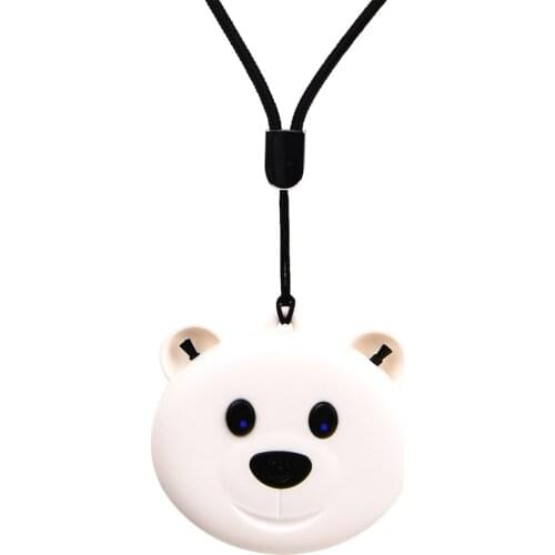 T20 Bear Convenient Hanging Neck Type Negative Ion Miniature Air Purifier Portable Anti-agin Car Air Purifier