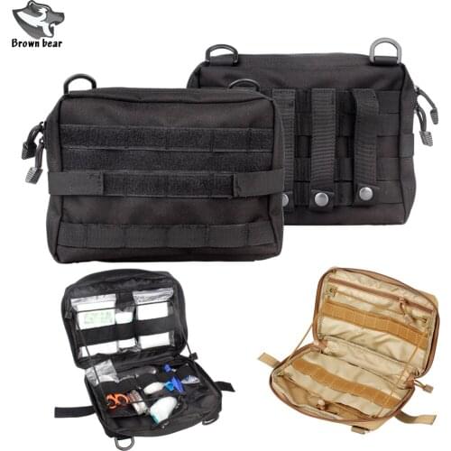 Military Tactical Molle Pouch First Aid Medical Pouch EDC Bag