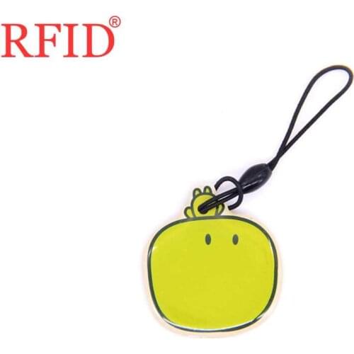 ID 125khz EM4100 TK4100 Read Only Keychain Keyfob RFID Dropping Glue Waterproof Key Fob Ring Token Tag Access Control Card 1pcs