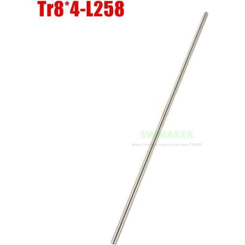 1piece WANHAO GR1 3D printer Spare Part GR1 / D8 lead screw Tr8*4 - L258