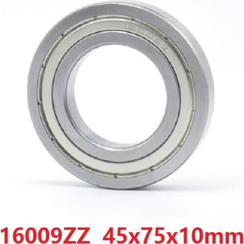 10pcs/lot bearing 16009Z 16009ZZ 16009 Z ZZ double shielded 45x75x10 mm Deep Groove Ball bearing 45*75*10mm