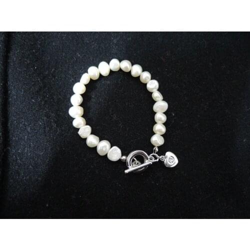 100% nature freshwater pearl bracelet