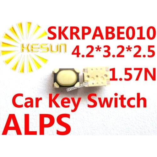 1000PCS ALPS SKRP SKRPABE010 4.2X3.2X2.5 Car key Remote Control Tactile Tact Mini Push Button Switch Micro Switch Momentary ROHS