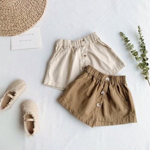 2019 Toddler Kids Girls Shorts Casual Line Girl Clothings Korean Clothings