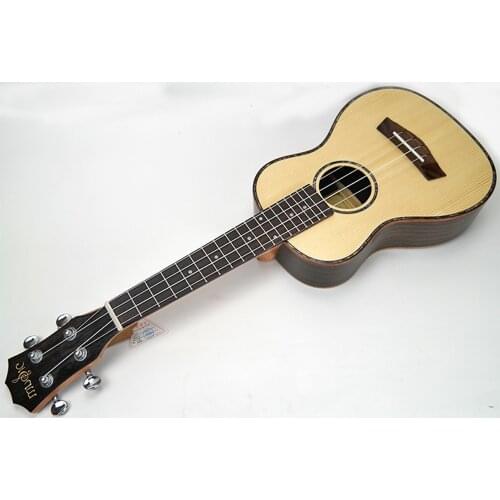 26" tenor Rosewood Ingerman Solid Spruce ukulele 4 Strings Hawaii mini small guita travel ukelele acoustic guitar Uke Concert