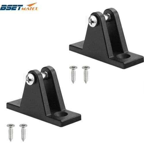 2X BSET MATEL Kayak Canoe Dinghy Nylon Deck Hinge Bimini Top Fitting Boat Cover Bimini Sprayhood Canopy marine boat hardware