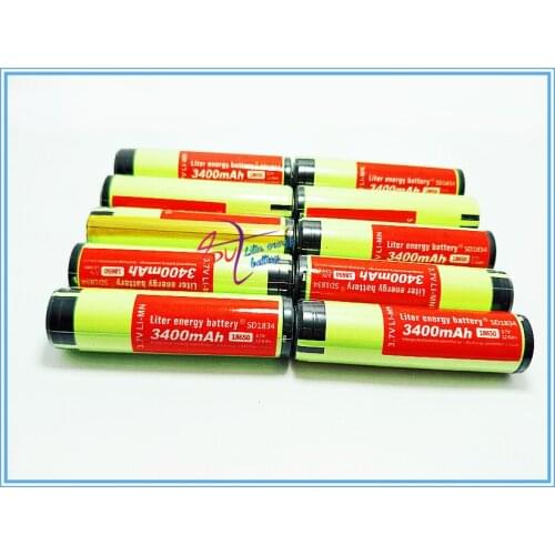6 PCS/lot New Protected Original Rechargeable battery NCR18650B 3.7V 3400MAH 18650 with PCB for tablet pc inch
