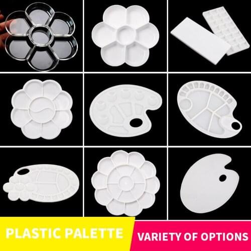 Large Medium and Small Plum Paint Palette Palette Acrylic Watercolor Gouache Palette Paint Palette Art Supplies Watercolor Tin