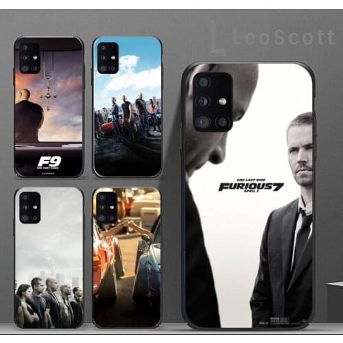 Fast And Furious Moive 7 Phone Case For Samsung A40 A31 A50 A51 A71 A20E A20S S8 S9 S10 S20 Plus note 20 ultra