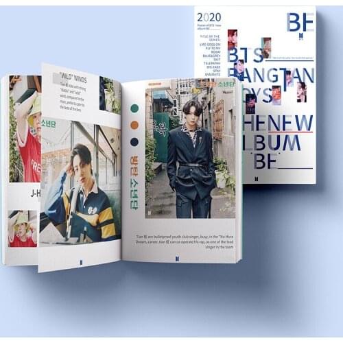 South Korean Groups K-POP Bangtan Boys New Album BE Mini Book Photo Book Poster Photocard JUNG KOOK JIMIN HD PHOTO