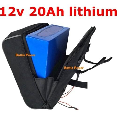 12V 50Ah 20Ah lithium ion 12V 40Ah 12v 30Ah li ion battery for golf trolly cart scooter Portable power supply + charger+ bag