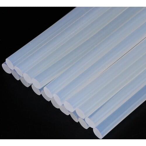 New 20 Pcs / set 7mm Hot Melt Glue Stick for Heat Pistol Glue 7x150mm High Viscosity Glue Glue Stick Repair Tool Kit DIY Hand To