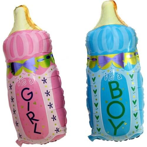 New Boy Girl Aluminum Foil Air Balloons Inflatable Balls For Holidays Baby Shower Birthday Party Decorations Ballon DIY