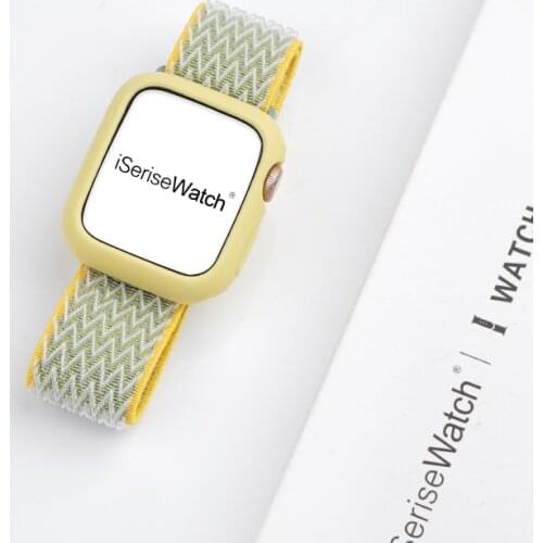 New Cover&strap for Apple watch band 44mm 42mm Protective case bracelet iwatch series SE 6 5 4 3 2 38mm 40mm shell+wristbelt