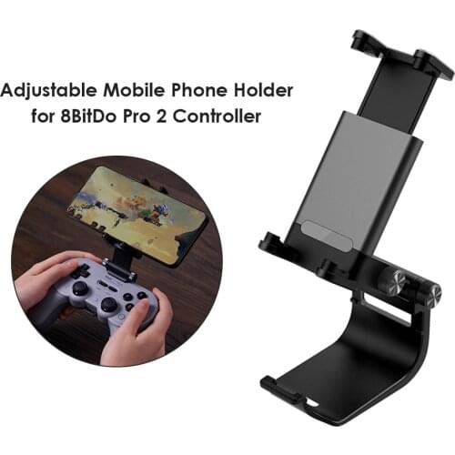 Adjustable Phone Holder Gaming Clip For 8 Bit Do Pro 2 Bluetooth Controller Lower Limit 49mm Upper Limit 86mm