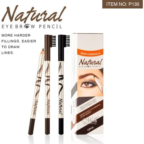 Long Lasting Eyebrow Pencil With Brush Waterproof 2 In 1 Professional Natural Cosmetics Makeup Eyebrow Pen карандаш для бровей