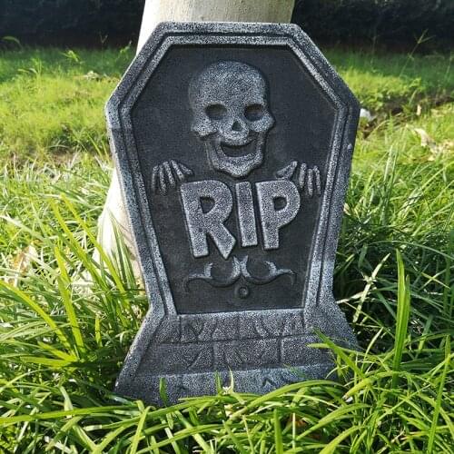 Halloween Garden Decoration Skull Skeleton Paw Tomb Tombstone With RIP Letters Haunted House Decor Halloween Party Supplies