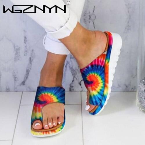 2021 Summer New Women Slippers Outdoor Beach Shoes Fashion Open Toe Sandals Comfortable Plus Size 43 Flat Slippers for Women