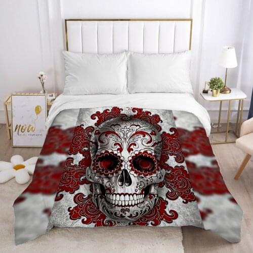 Skull Deadpool lady Duvet cover Quilt/Blanket/Comfortable Case 140x200 240x220 Queen King Single Bedding for Home Bloody