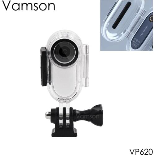 Vamson for Insta 360 Go 2 Accessories 30M Waterproof Underwater Protective Cover Diving Housing for Insta360 Go 2 Case VP620