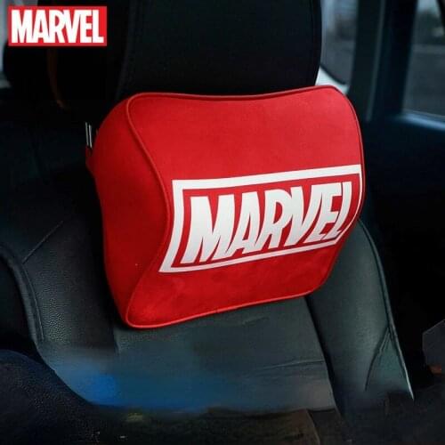Disney Marvel Avengers Captain America Spider-Man Car Seat Headrest Neck Pillow Business Travel Fatigue Pillow cartoon