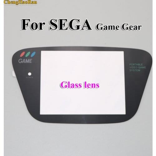 1pcs Glass Black For Sega Game Gear Replacement Screen Protector GG Display Lens