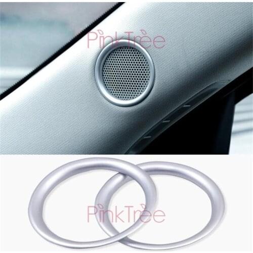 For Mazda CX-5 CX5 2017 2018 2019 Door Audio Speaker Rings Trims Stickers A Pillar Car Decoration Accessories