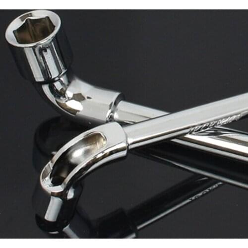 Double End Tubular Angled Socket Wrench 6 /7 /8 /9 /10 /11 mm L-shapet Wrench Hand Tool