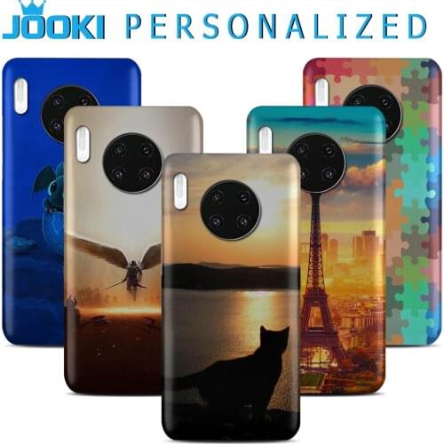 JOOKI Mate30 3D Matte Custom DIY Print Photo Hard Plastic Case for Huawei Mate 30 Phone Flip Cover For Huawei Mate mate 20X
