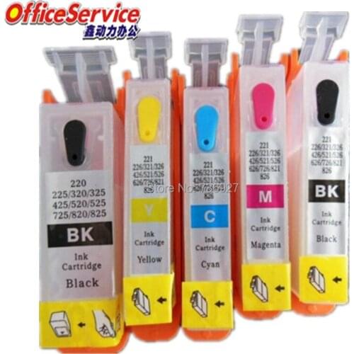 PGI320 BCI-320 BCI-321 Refillable Ink Cartridge For Canon IP3600 IP4600 IP4700 MX860 MX870 MP560 MP620 MP980 MP990 printer