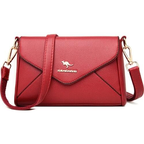 Leather Crossbody Bag For Women Soft Leather Single Shoulder Purse Lady Messenger Bag Luxury Handbag And Purse Day Clutches