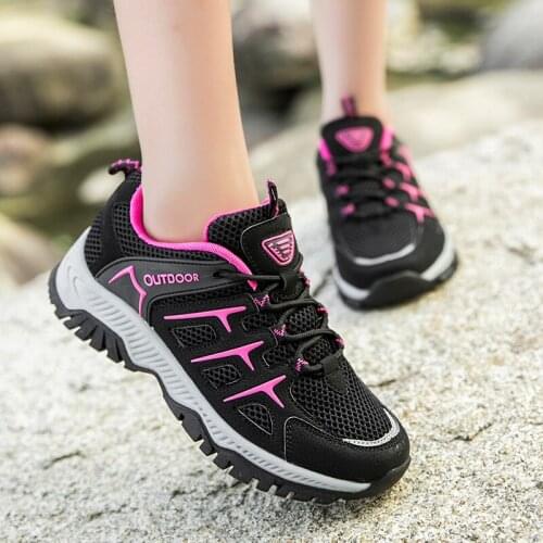 Lightweight Breathable Couple Casual Sports Shoes Fashion Wear-resistant Non-slip Outdoor Hiking Shoes Wading Shoes Size36-46