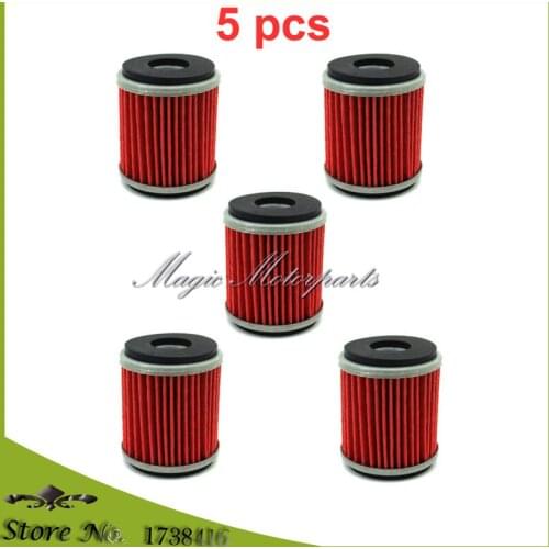 5 pcs Fuel Oil Filter For YFZ450R Raptor 250 YFZ450 Yamaha YZF 125 WR 125R 125X YZ 250 250F WR450F YZ450F YFZ450 Quad ATV