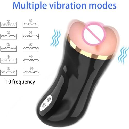 Blowjob Anal Vagina Male Masturbator Silicone Pussy Real Vagina Men Masturbation Adult Sex Toy Electric Masturbation Cup For Men