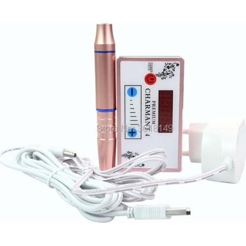 New Permanent Makeup Tattoo Pen Machine Charmant 4 Prince Rotary Digital Swiss Motor Maquina for Eyebrow Lip Cartirdge Needle