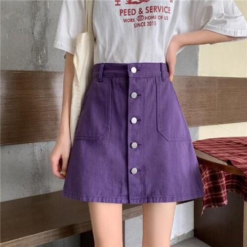 New Super Size Anti-peeping Denim Short Skirt Female Summer Loose and Thin Student A-line Wide-leg Hot Pants Skirt